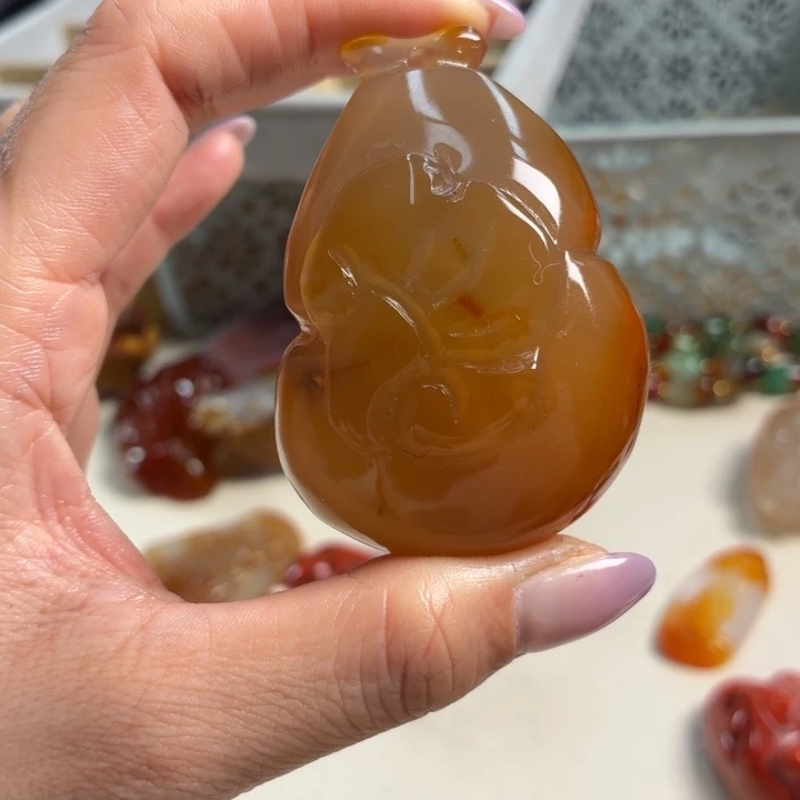玛瑙/玉髓未镶嵌吊坠(不含链)