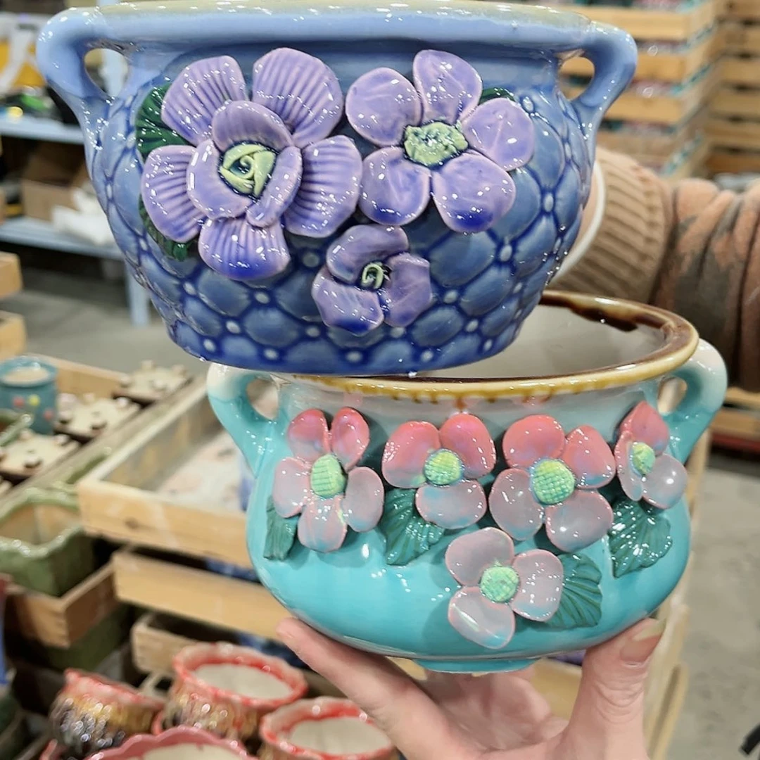 【闪购商品】陶瓷陶瓷多肉植物花盆