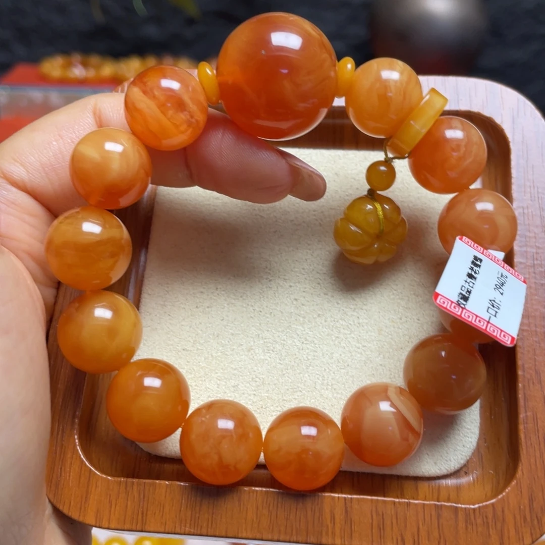 手链蜜蜡未镶嵌手串