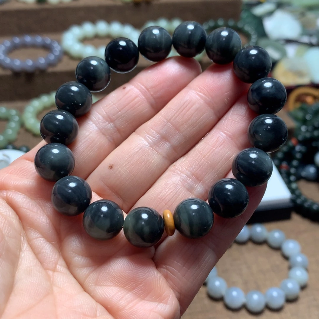 和田玉未镶嵌手链