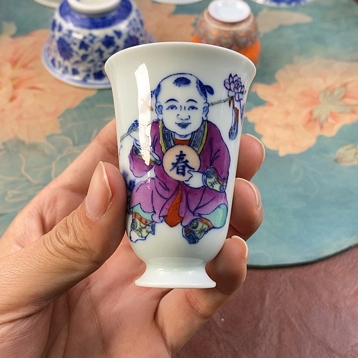 杯现代景德镇全手工全手绘茶具168888