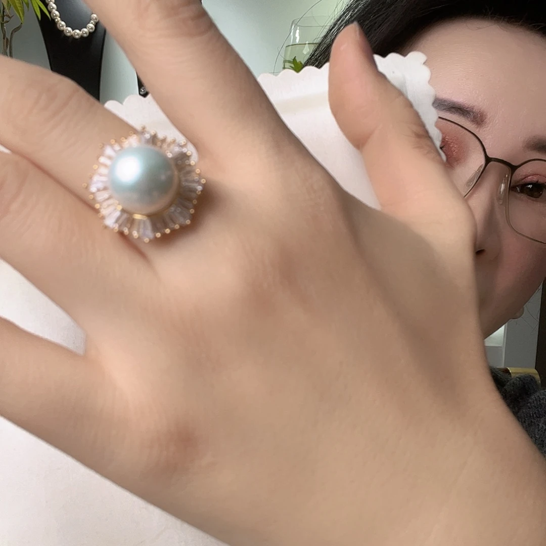 戒指未镶嵌淡水珍珠