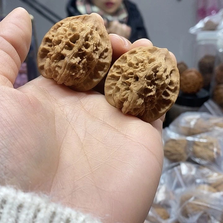 把件文玩核桃36.5乾隆纹
