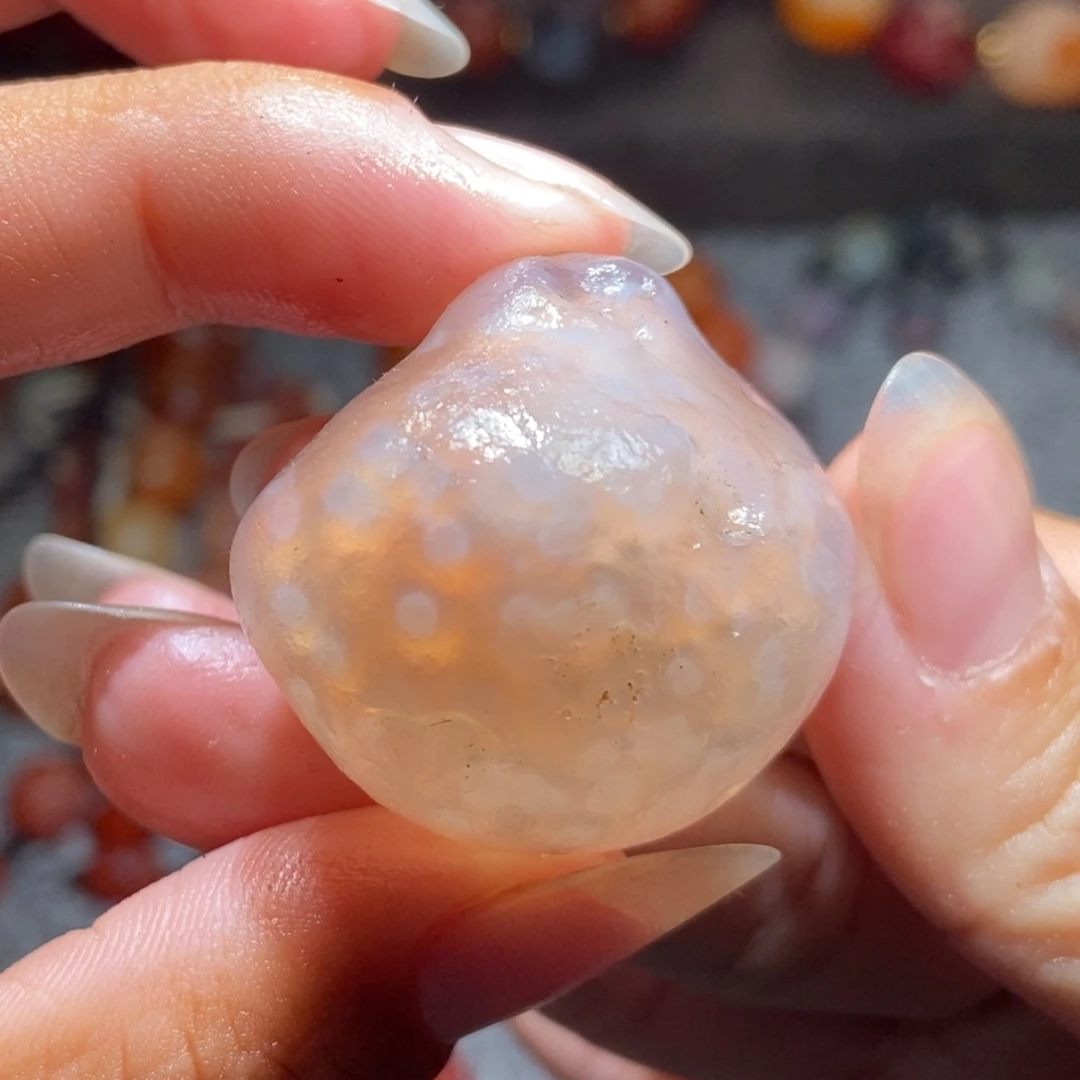 未镶嵌玛瑙/玉髓珠宝半成品