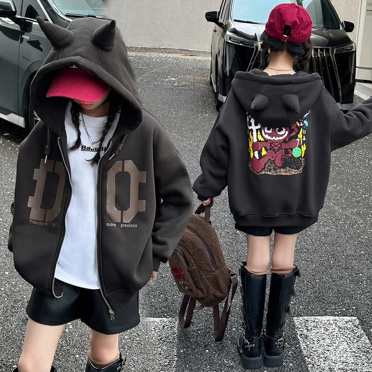 女童棒球服外套春秋装2025新款儿童洋气时髦大童秋季宽松休闲上衣
