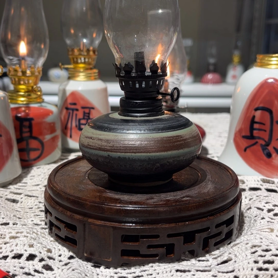 摆件景德镇陶瓷香薰灯