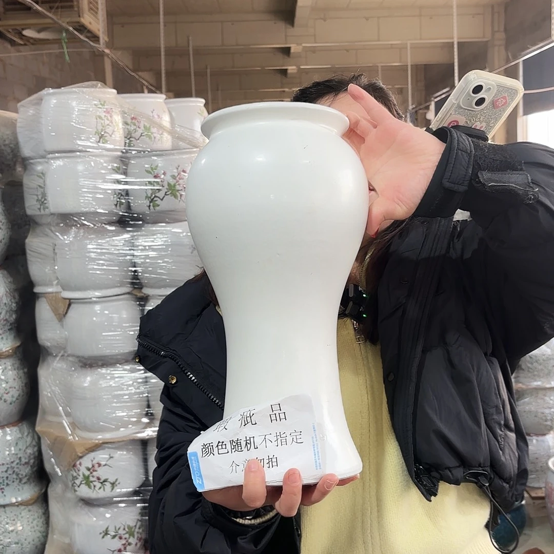 瑕疵一个高38/15红陶