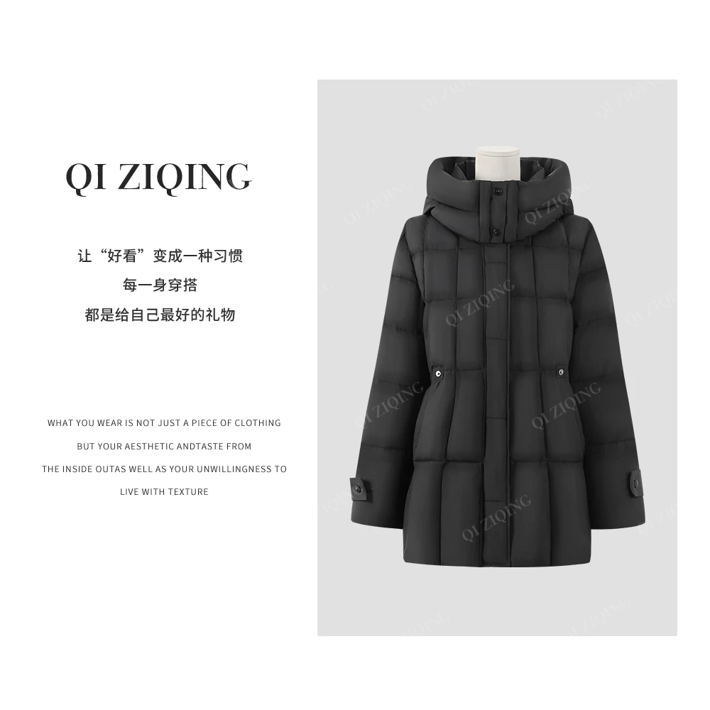 【琪子清定制】2024冬季新款百搭女士保暖羽绒服8952928