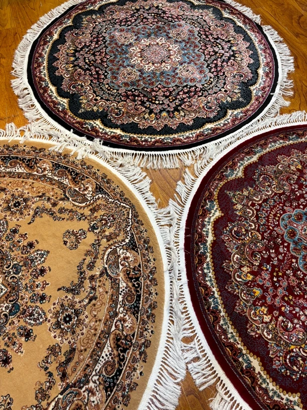 正圆形混纺地毯1.5*1.5