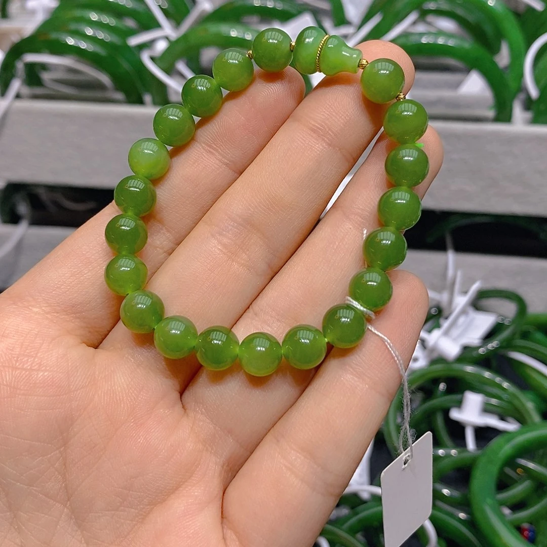 手串未镶嵌和田玉（碧玉）