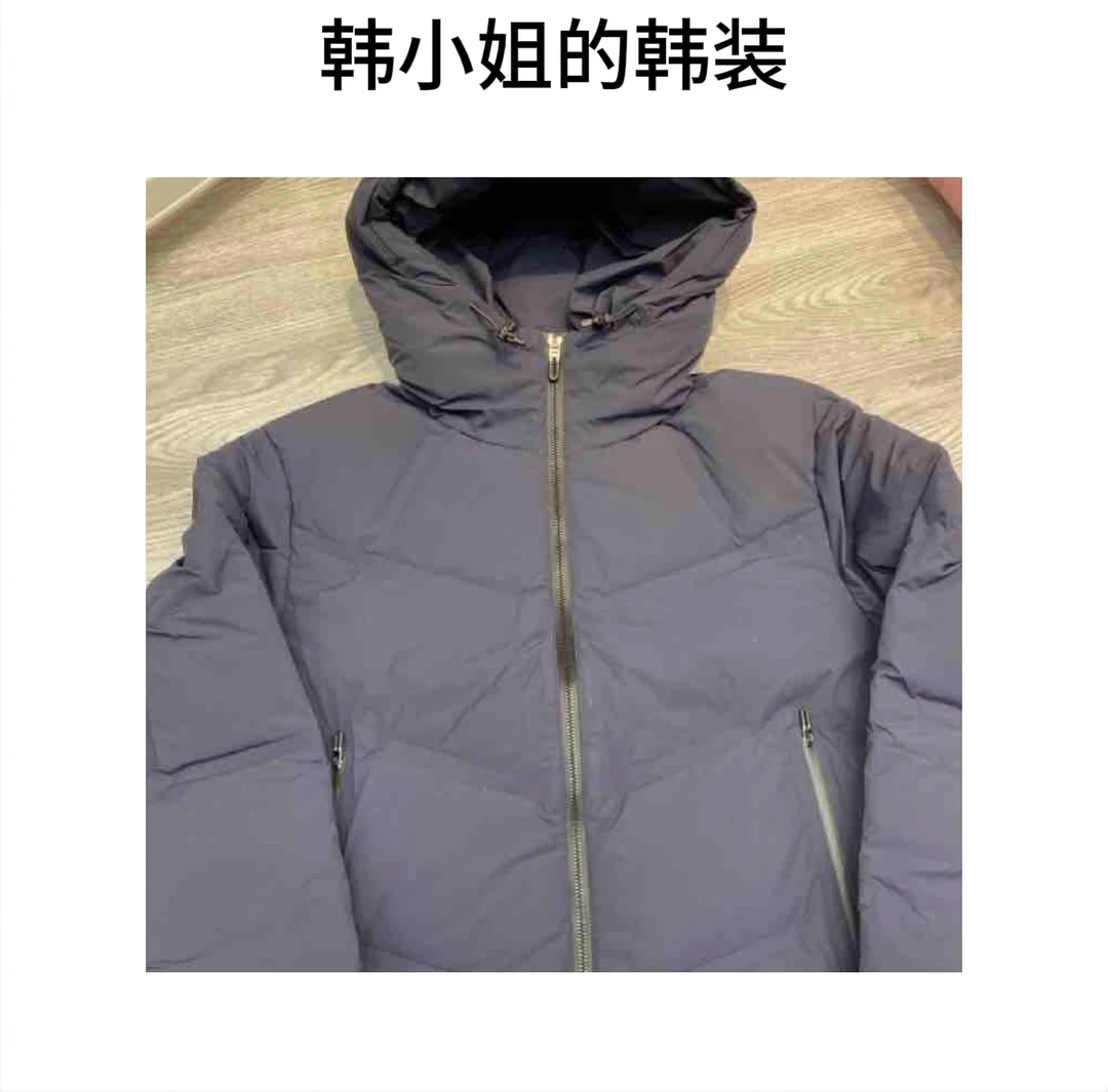 韩小姐韩国东大门连帽羽羽外套08734