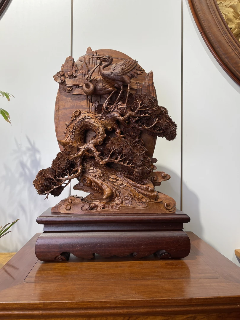 东阳木雕长寿吉祥