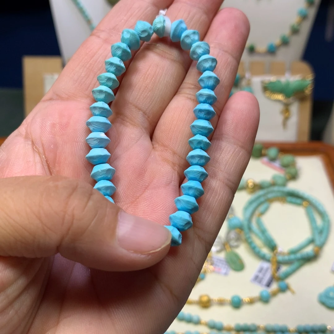 未镶嵌绿松石百香籽6-7mm