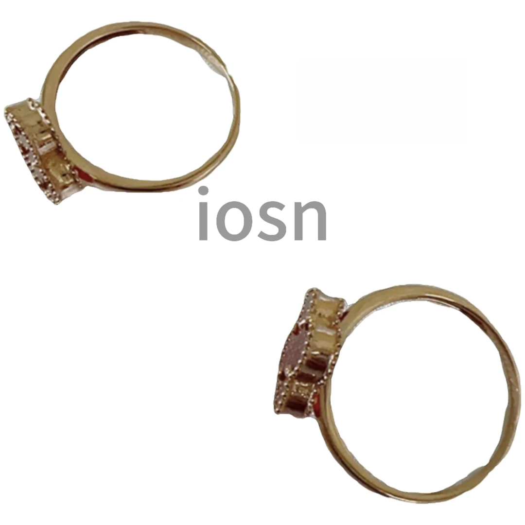 iosn 合金仿珍珠戒指 旗舰店【单面戒指】 精致轻奢  气质百搭