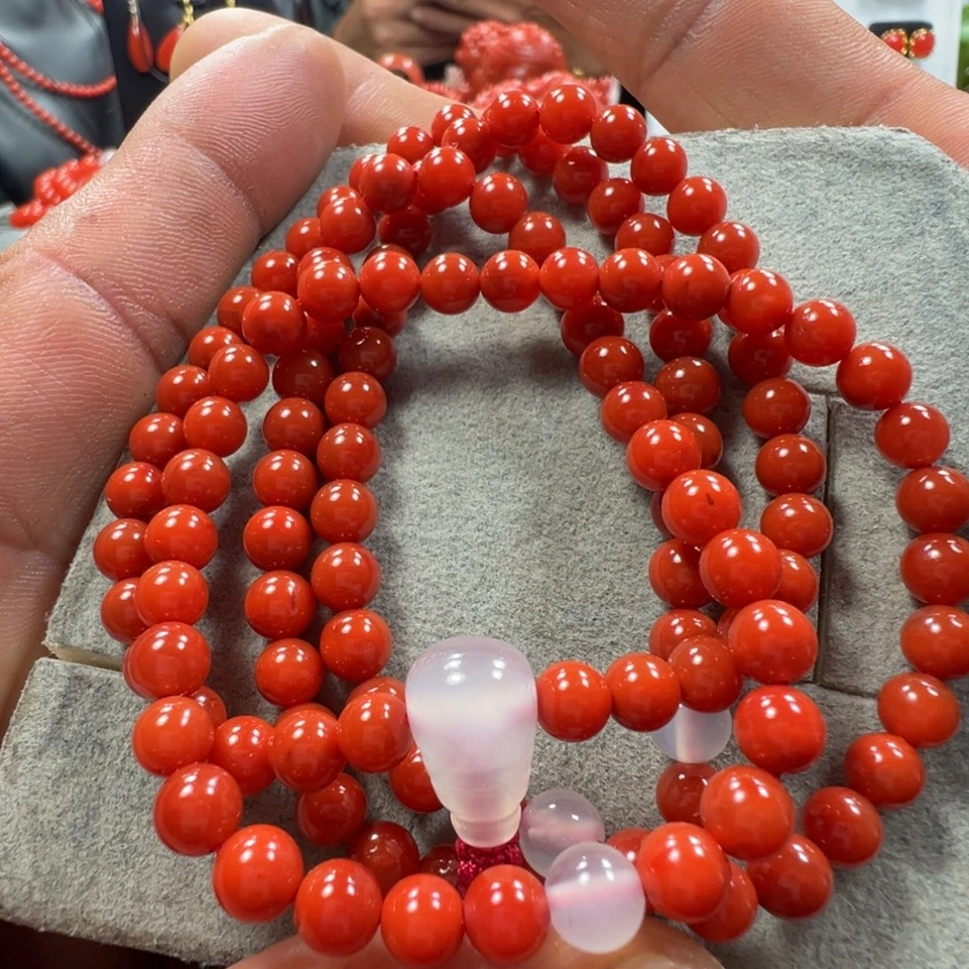 南红玛瑙未镶嵌多圈5.8