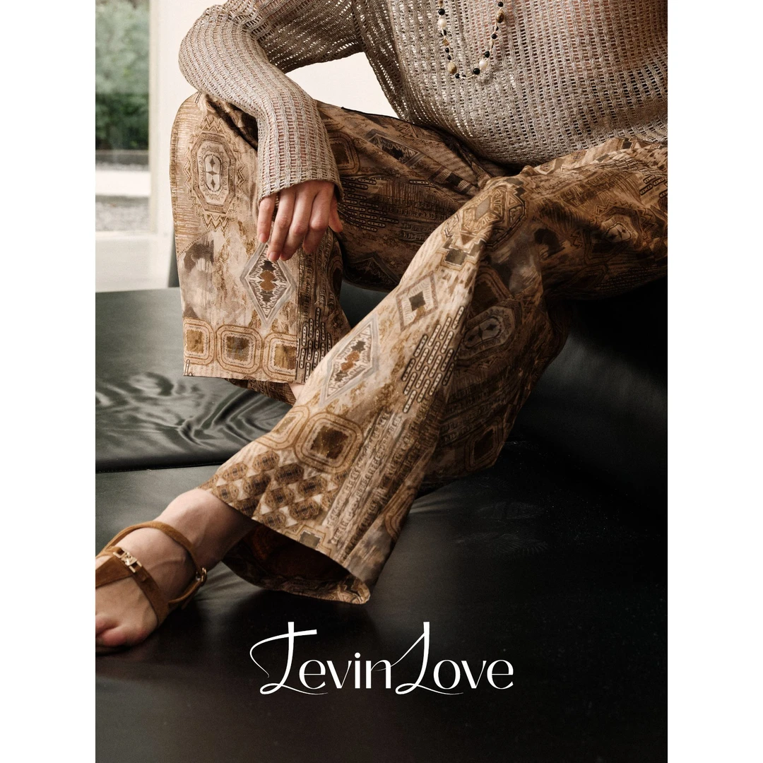 波西米亚印花裤 LEVIN LOVE 设计师款 A025LS0336