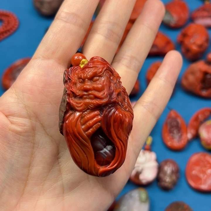 南红玛瑙未镶嵌颈饰