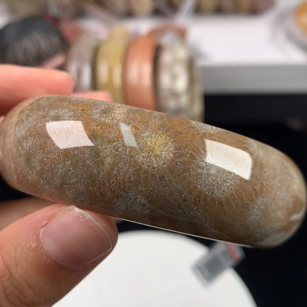 【闪购商品】硅化珊瑚（珊瑚玉）手镯未镶嵌福利手镯60（11号）