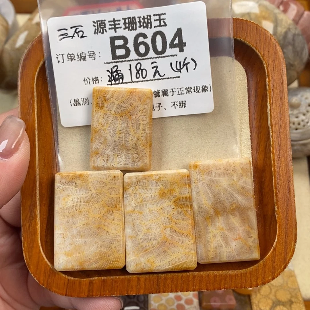 硅化玉颈饰未镶嵌三**5