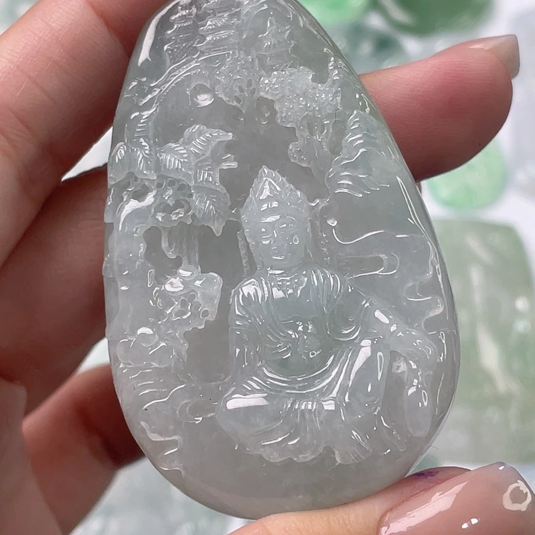 吊坠(不含链)未镶嵌翡翠左*1