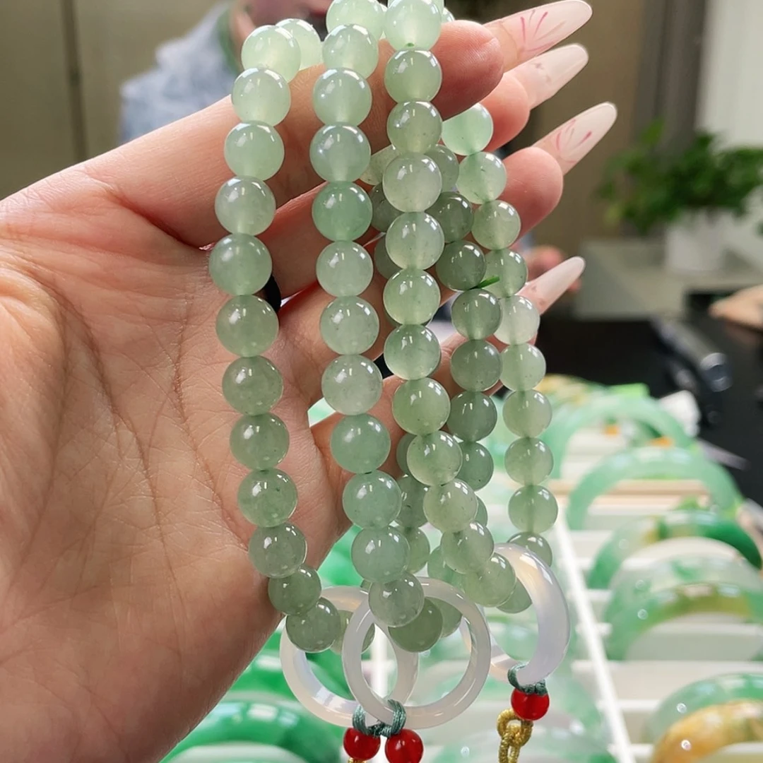 【闪购商品】石英质玉手链未镶嵌