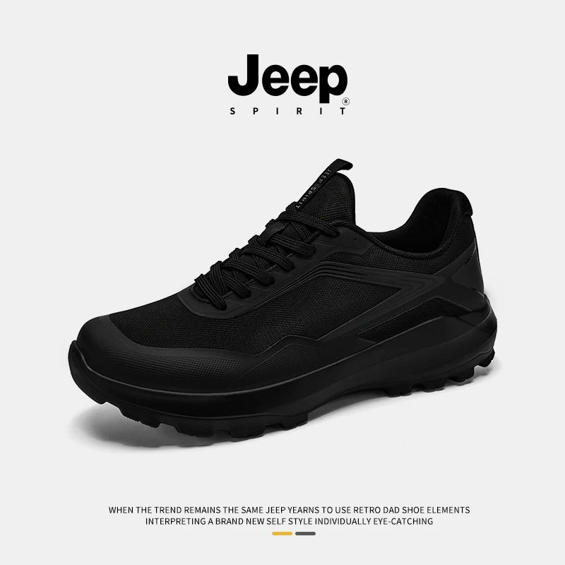 JeepSpirit吉普男鞋2025黑神话黑武士高颜值夏季透气轻薄网面男鞋