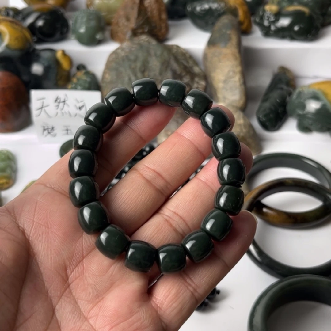 【闪购商品】透闪石质玉手链未镶嵌