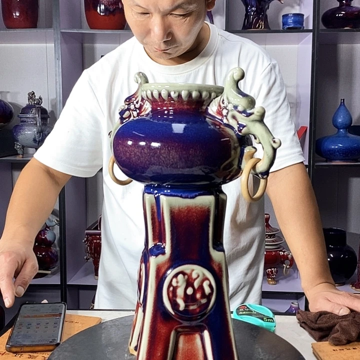 瓷片中国神垕精品钧瓷