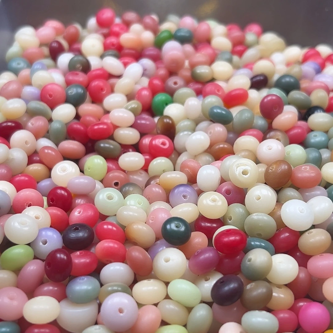 手串菩提根/象牙果瑕疵卡9多彩算盘1000颗