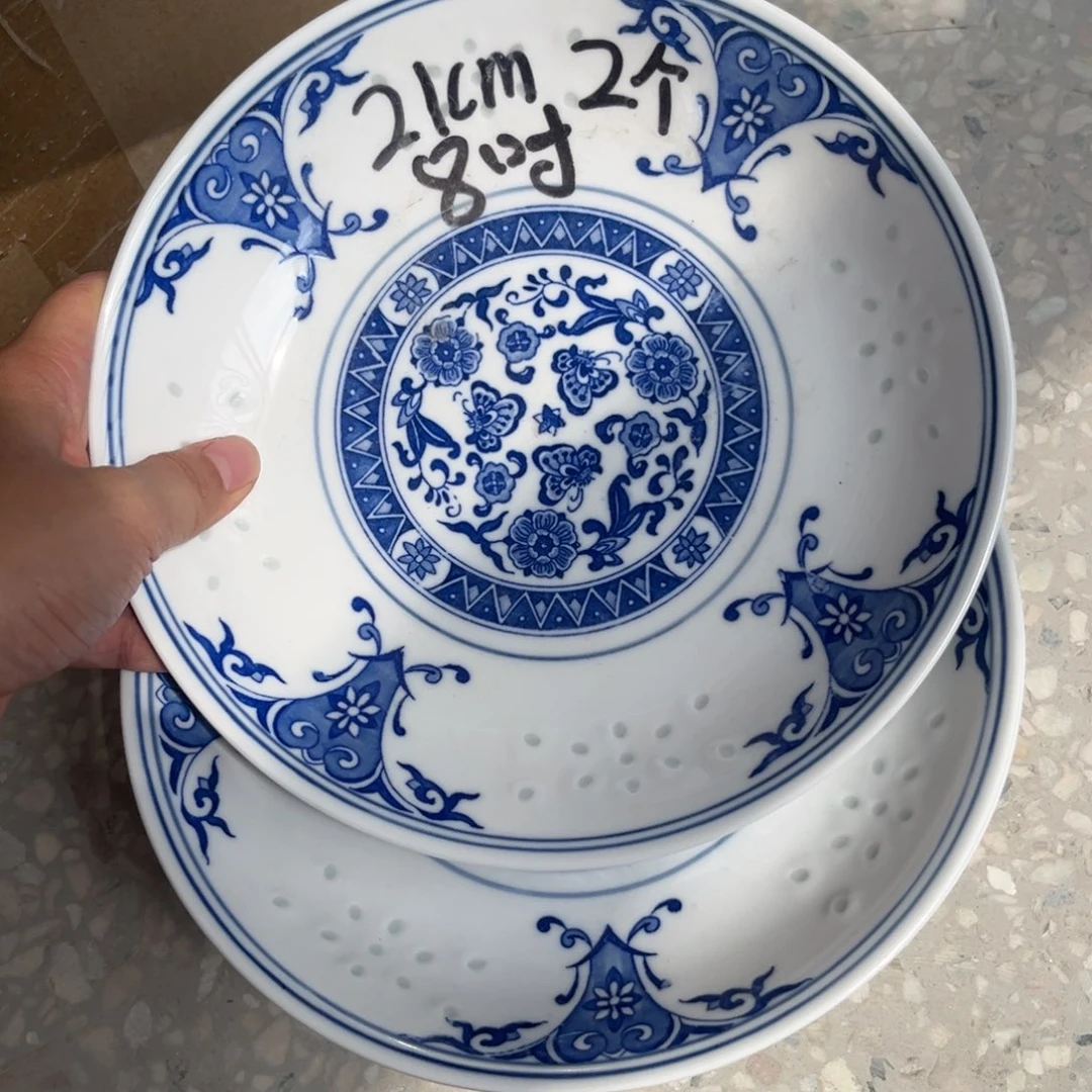 瓷片景德镇高温下白瓷餐具