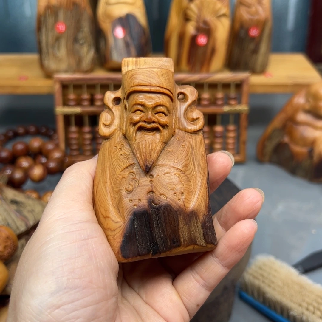 柏木崖柏木摆件手把件78