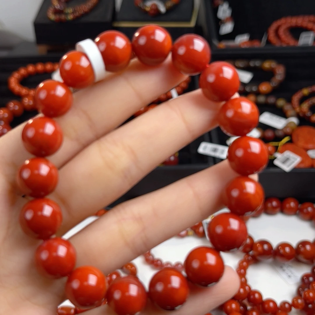 未镶嵌火焰11m12m南红玛瑙