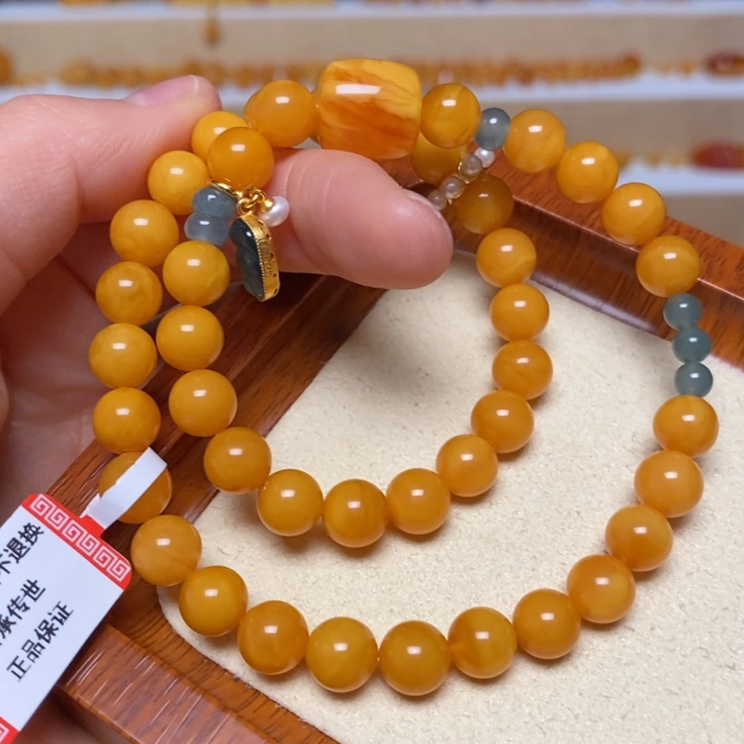 【闪购商品】未镶嵌蜜蜡手链手串