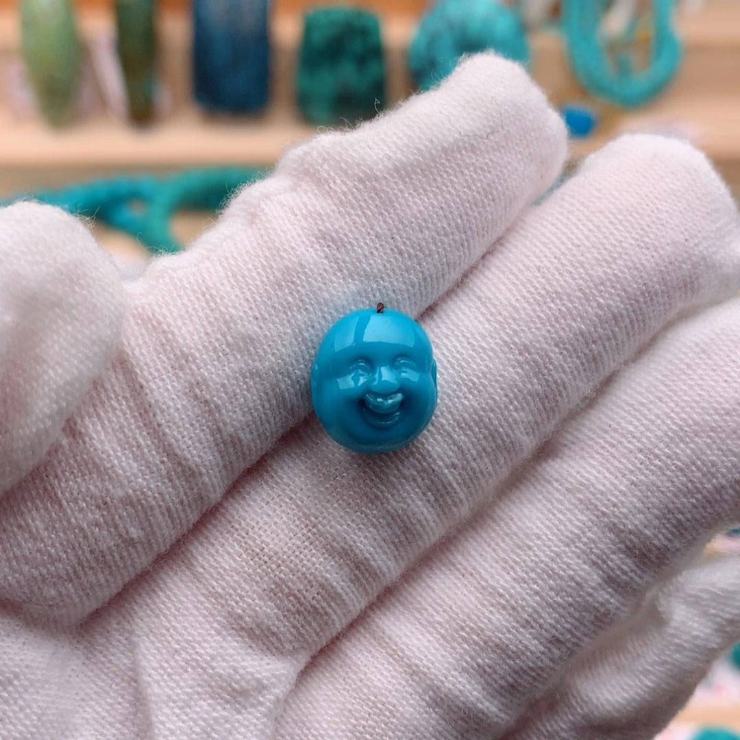 未镶嵌绿松石笑口佛