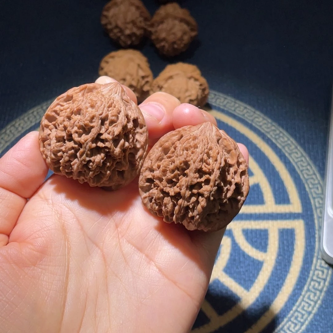 文玩核桃吊坠6号41尺全品满天星配对好