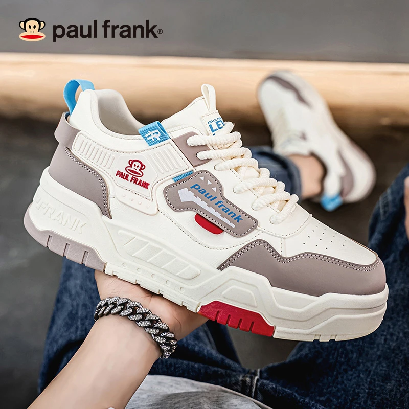 大嘴猴秋季新款男士休闲运动鞋防滑鞋子男款透气男生运动板鞋