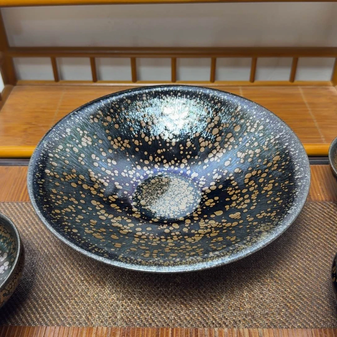茶盏1*、建盏手工制作主人杯茶杯