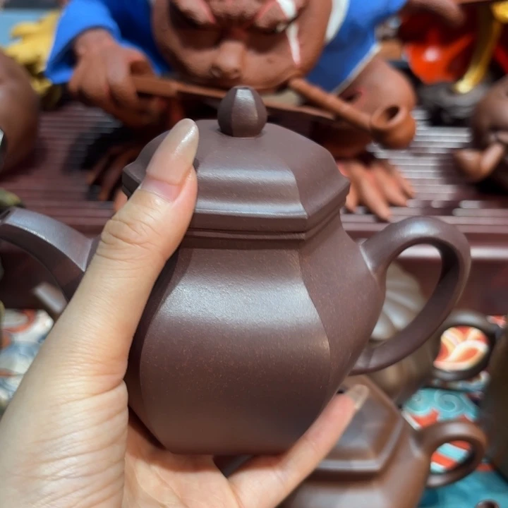 宅***男茶壶紫砂原矿精品高端紫砂壶