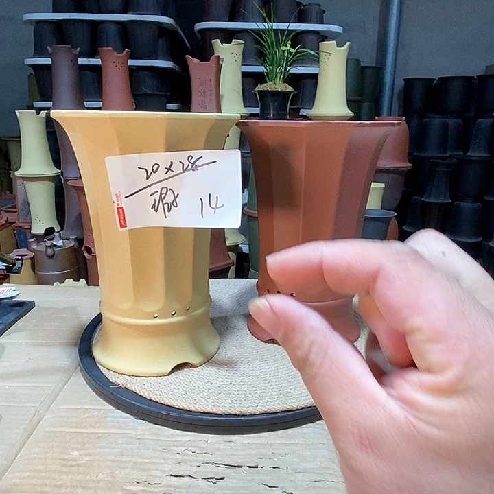 紫砂花盆紫砂花盆