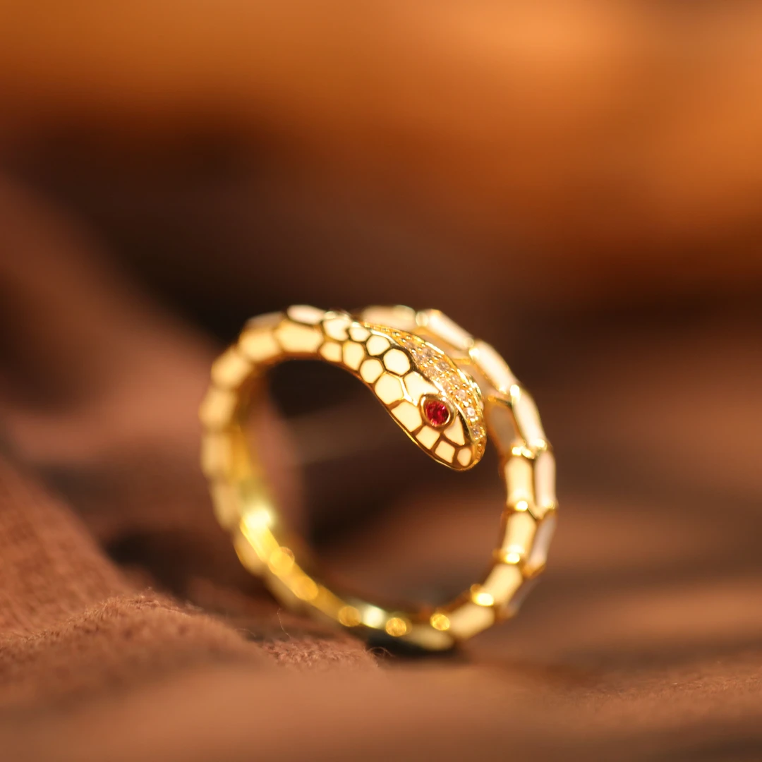 925银戒指 蛇戒指-BHYJ33038