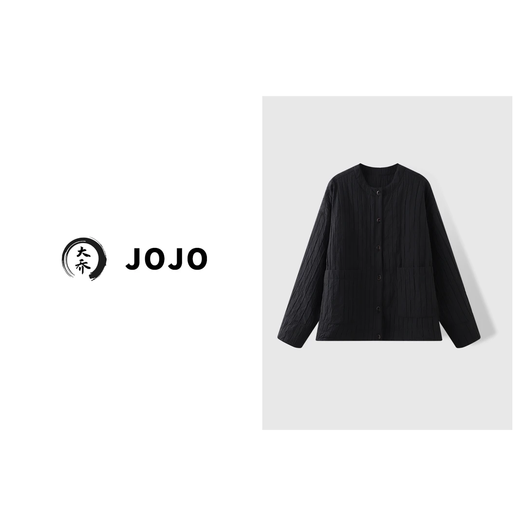 『大乔JoJo』【风琴】日系褶！复古圆领宽松休闲软糯外套