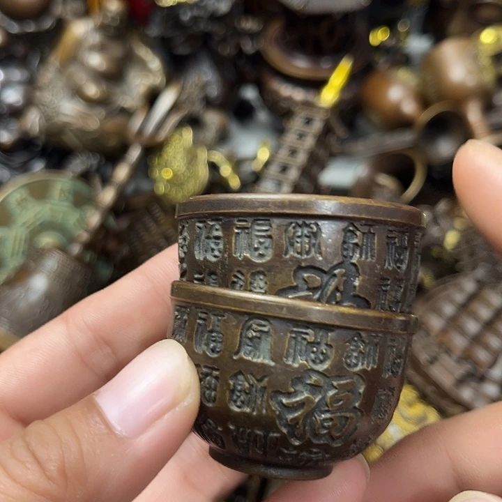顺顺利利，铜器摆件