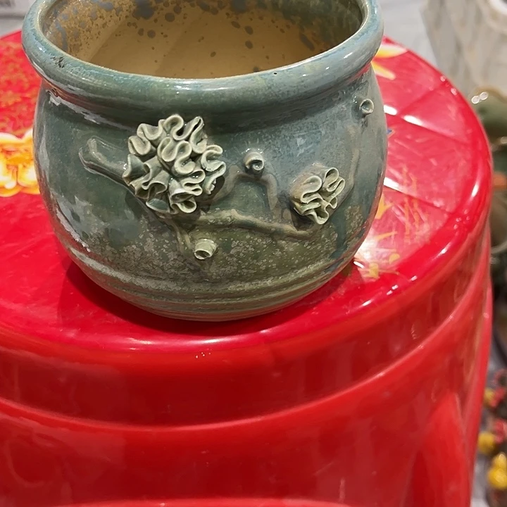 瓷片花盆多肉陶瓷艺术品