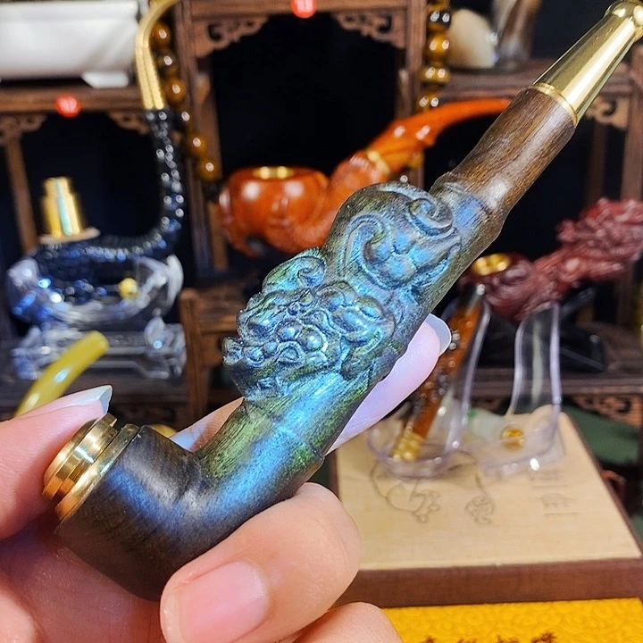 高端定制金丝楠烟嘴