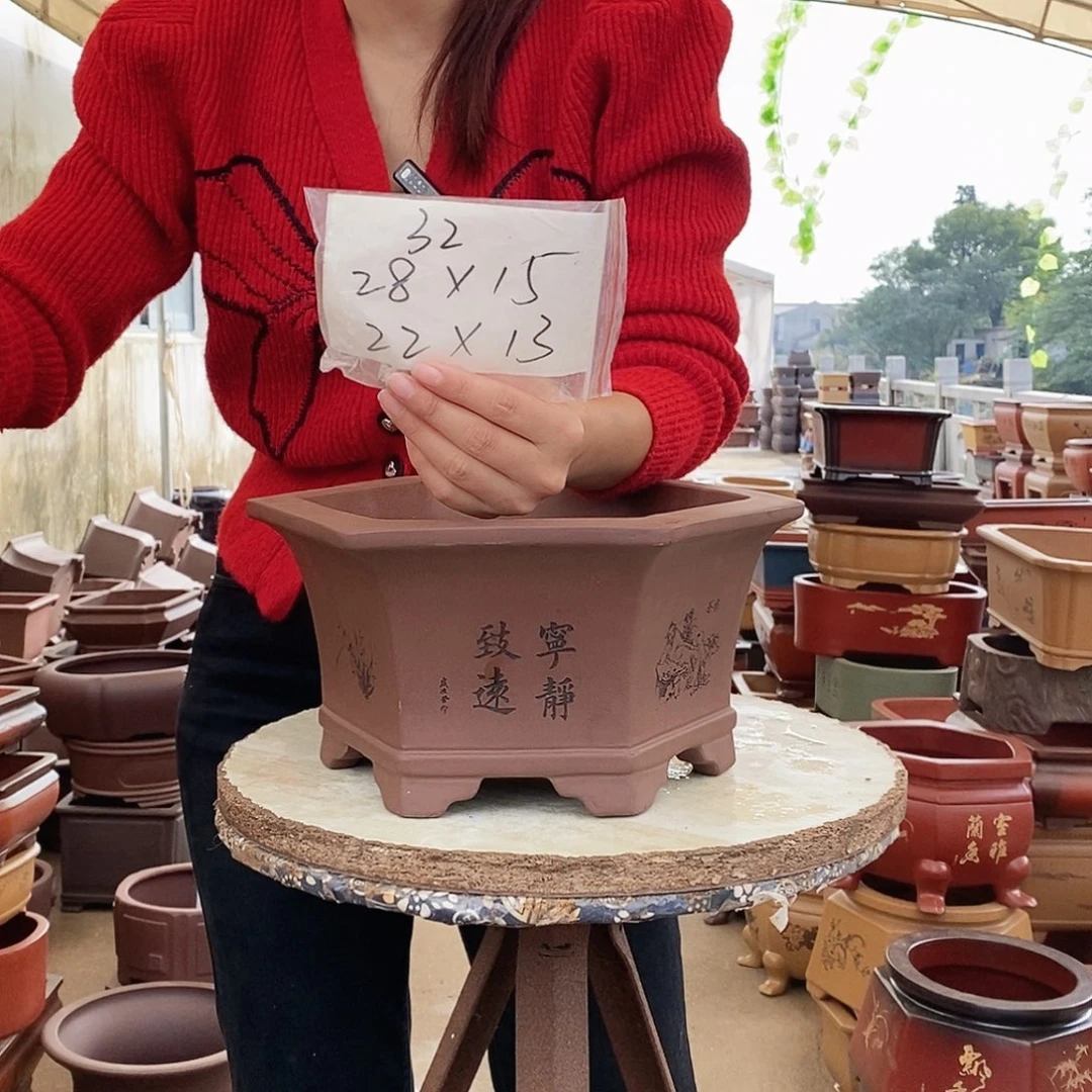 紫砂花盆紫砂花盆