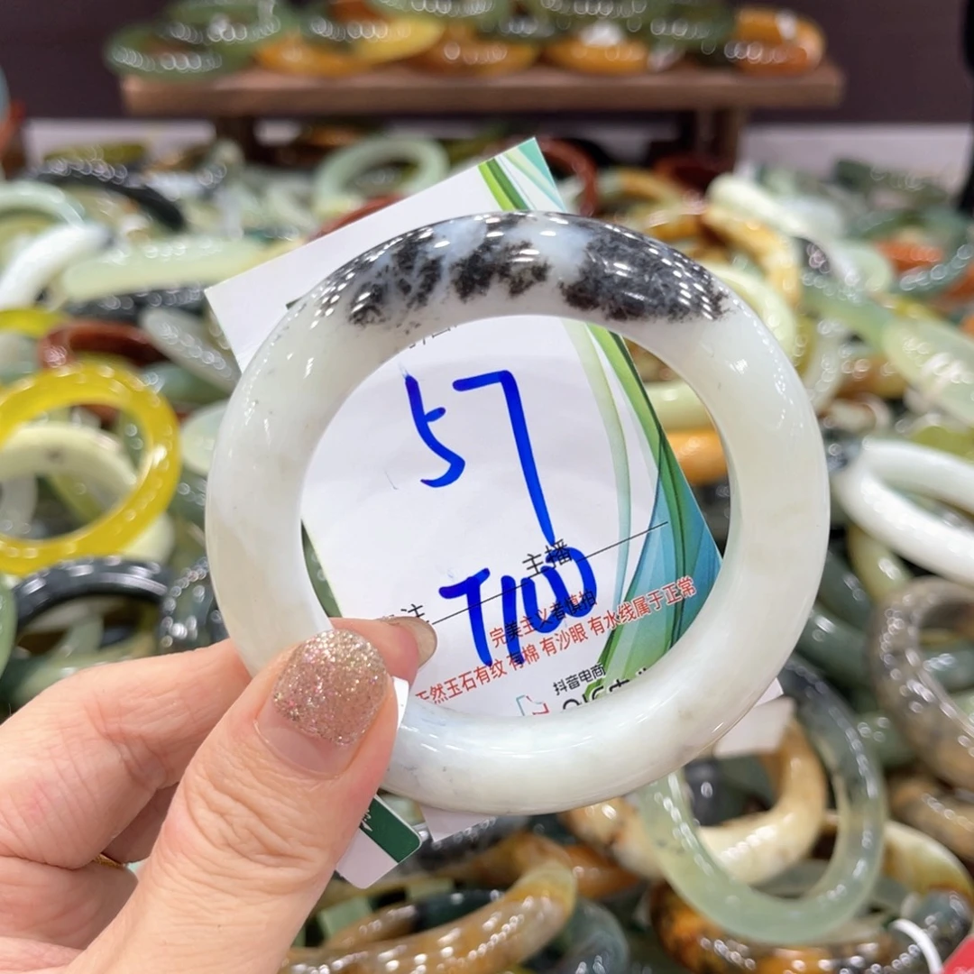 未镶嵌岫玉手镯手镯