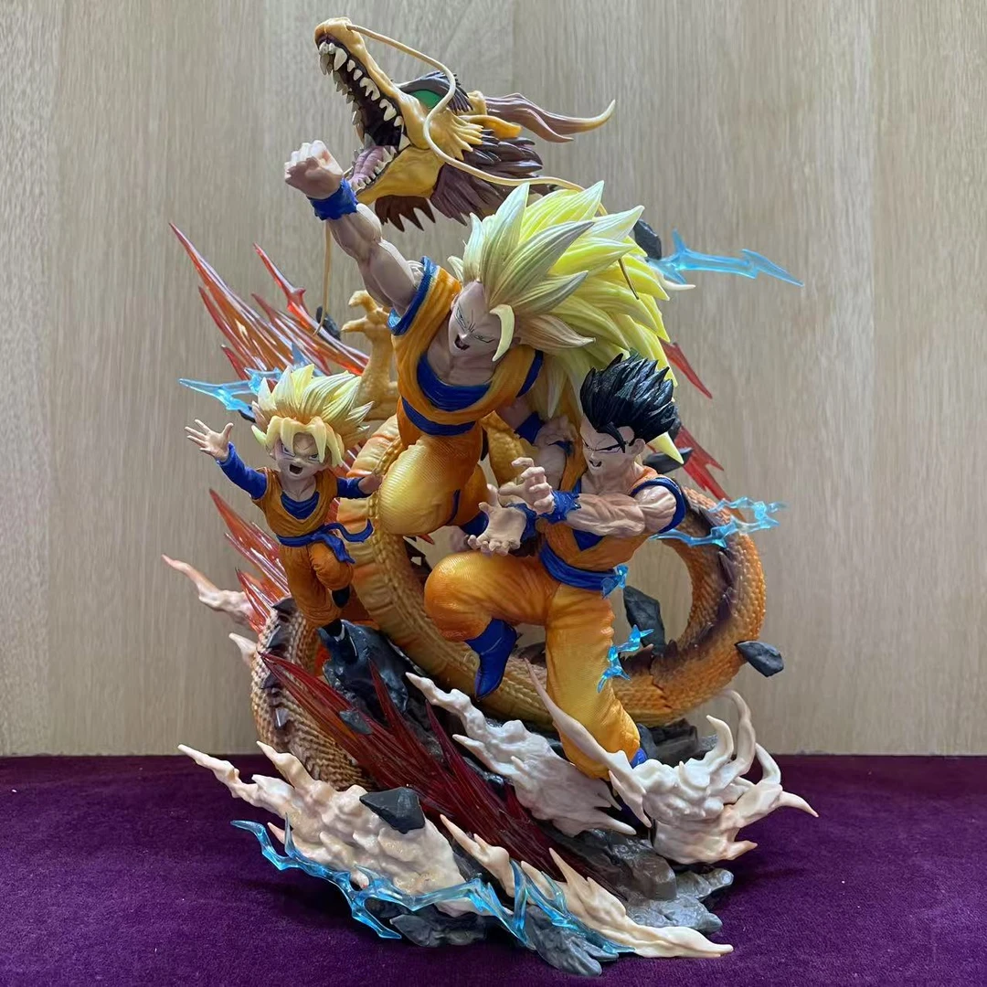 【清风潮玩】新款七龙珠 龙拳父子 悟空悟饭悟天 超三龙拳