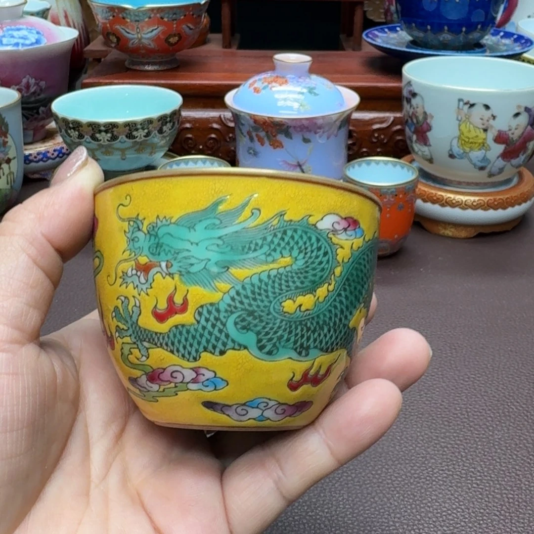 瓷片景德镇仿古手工制作精品展示