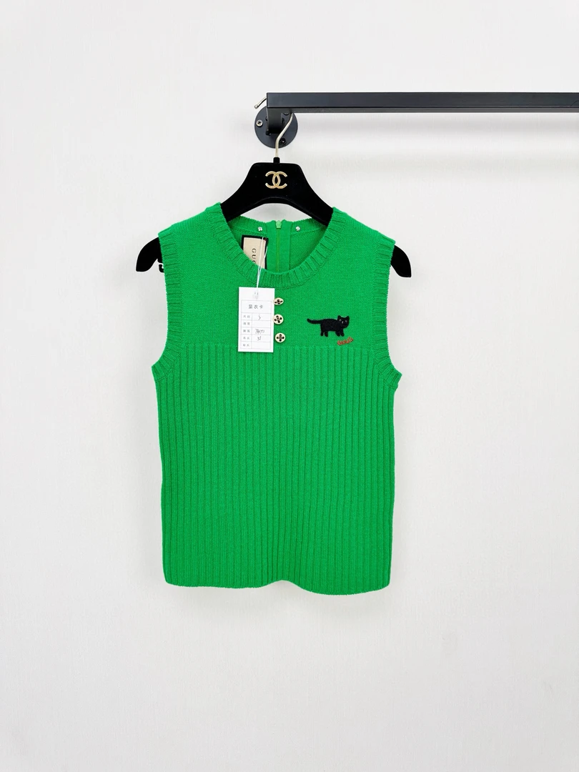 95新 GUCCI/古驰 Gucci古奇羊毛马甲/S码/95新