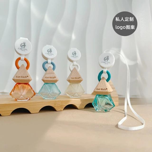 车载香水挂件空瓶吊坠汽车香薰精油分装瓶汽车香薰挥发瓶散香瓶子